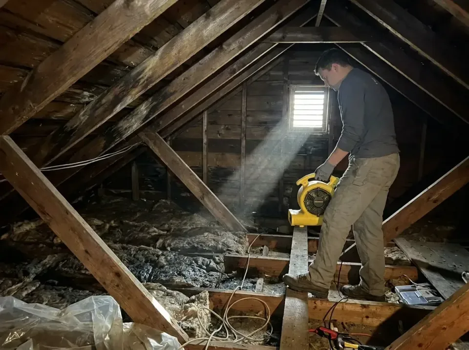 attic-water-damage-drying-proc-007 — frequently asked questions, Emergency Water Extraction & 24/7 Flood Response in East Po…